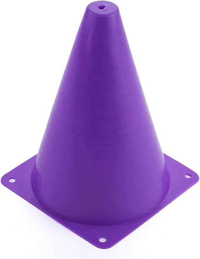 Faswin 30 Pack Soccer Cones, 7 Inch Colored Cones for Sports, Traffic Cones Training Agility Field Marker Plastic Cone for Skating, Football, Games, Indoor Outdoor Activity & Festive Events, 6 Colors