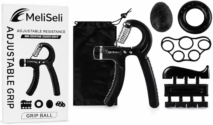 6-in-1 Upper Body Workout Equipment Set – Twister Arm Trainer, Grip Strengthener, Forearm Trainer, Chest Expander, Hand Gripper & Finger Strengthener for Home Strength Training forearm strengthener