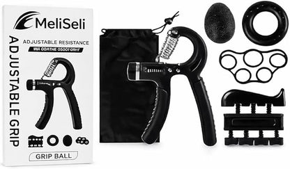 6-in-1 Upper Body Workout Equipment Set – Twister Arm Trainer, Grip Strengthener, Forearm Trainer, Chest Expander, Hand Gripper & Finger Strengthener for Home Strength Training forearm strengthener