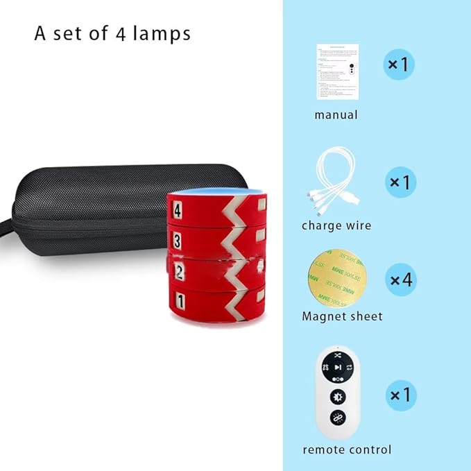 Campus Sports Star's Secret Weapon: Reaction Training Lights for Training Locations, Fitness Corners, Sports Classes, Rehabilitation Centers and Early Childhood Education institutions(4pc)