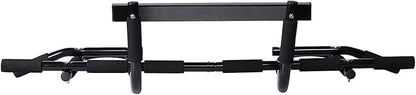HolaHatha Heavy Duty Door Way Pull Up Bar Chin Up Dip Station for Multiuse Doorway Portable Home Fitness Gym Workout to Build Upper Body Strength