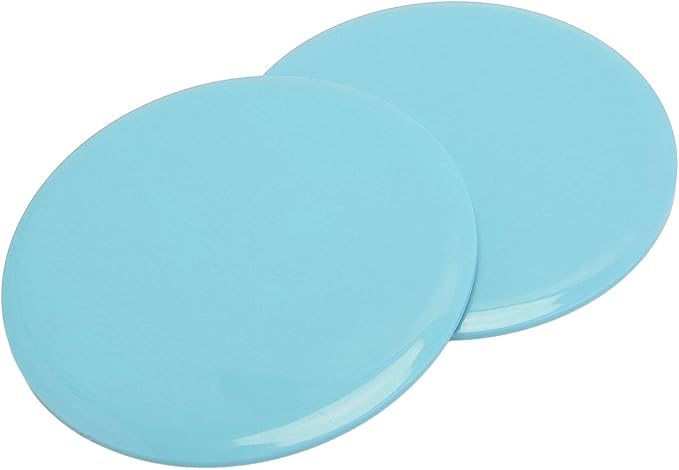 SUNGOOYUE 2 Core Sliders, ABS Material Workout Discs for Home Gym Exercise, with Foam Layer for Stability and Comfort, Compact Pads for Full Body Fitness
