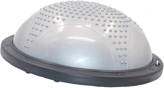 Half Exercise Ball, Balance Trainer Stability Workout ABS Plastic Core Training, with Enhanced Grip Non Material, for Home Gym Office Fitness