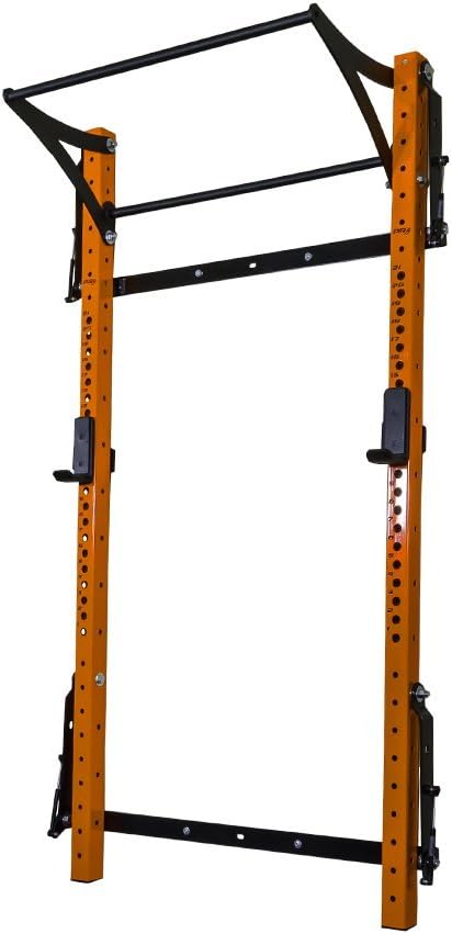 PRx Performance Profile® PRO Squat Rack 3x3 with Kipping or Multi-Grip Pull Up Bar, 89" or 95" Uprights As Seen On Shark Tank Wall Mounted Home Garage Gym Exercise System