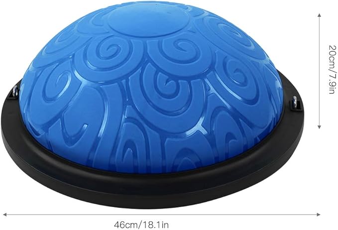 Explosionproof Balancing Half Ball Trainer, Multifunctional Fitness Equipment for Core Strength Stability, with Antislip Base and Massage Effect for Yoga Pilates