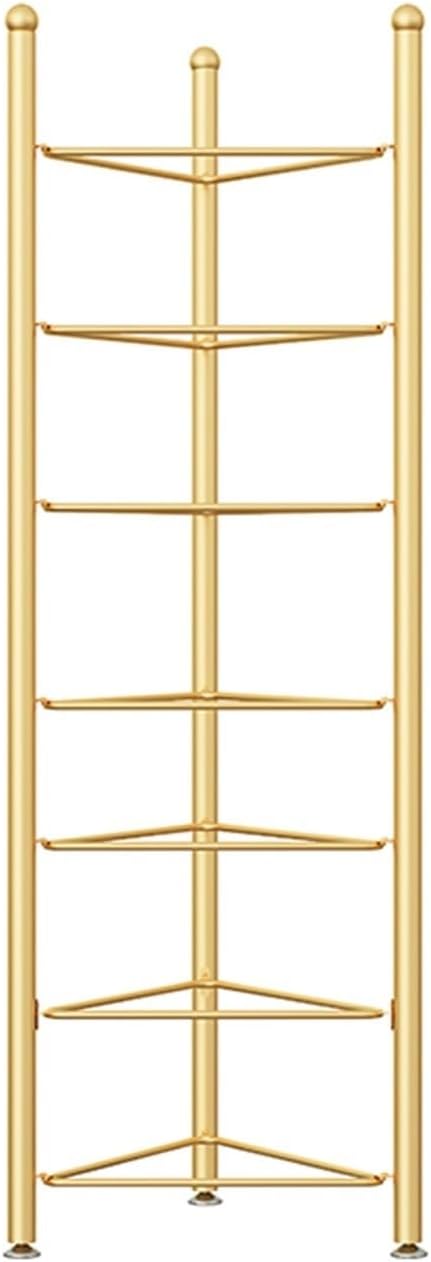 Organizer Rack Home Gym Exercise Half Balance Ball Trainer Holder Storage Rack - Home Fitness Gym Workout Equipment 3/5/6/7 Tier Floor Stand Corner Storage Organizer for Basketball Bowling Medicine Yo