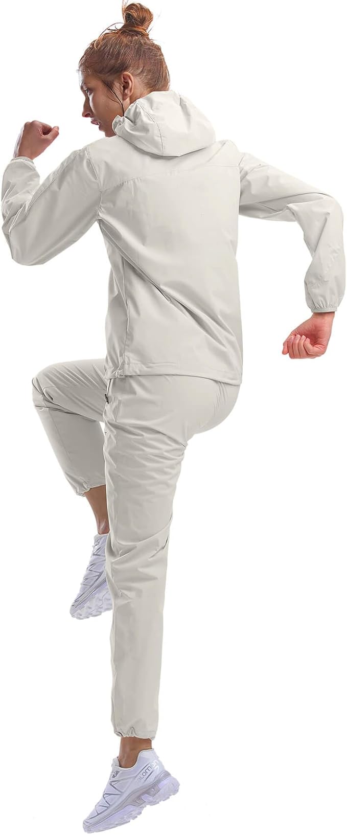 HOTSUIT Sauna Suit Women Machine Washable Sweat Sauna Jacket Pants Anti Rip Sweat Suits for Gym Workout