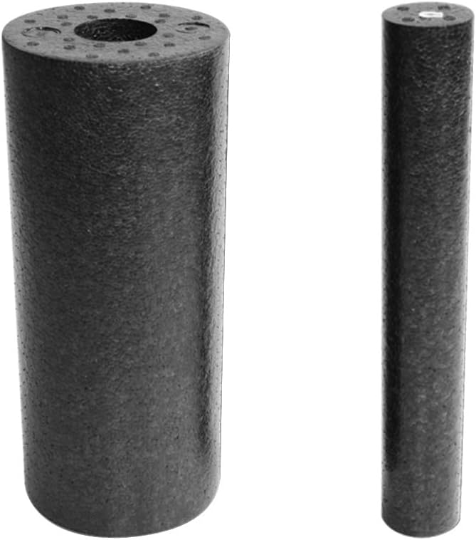 cdar 2 in 1 EPP Fitness Column Hollow Froth Roller Muscles Feet Emancipate Cheirapsis Black