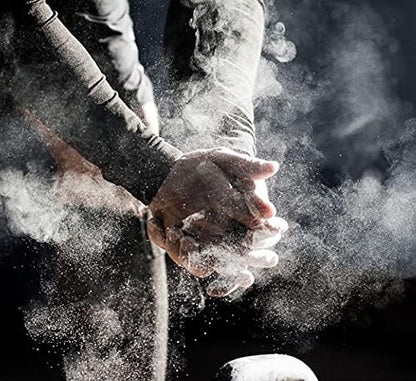 POWER BEAST Powder Chalk Bottle Gym 120 Gr - 4.3 Oz, Gym Chalk, Magnesium Carbonate for Better Grip, Weightlifting, Rock Climbing, Gymnastics, Bouldering, Weightlifting, Pool Billiards.