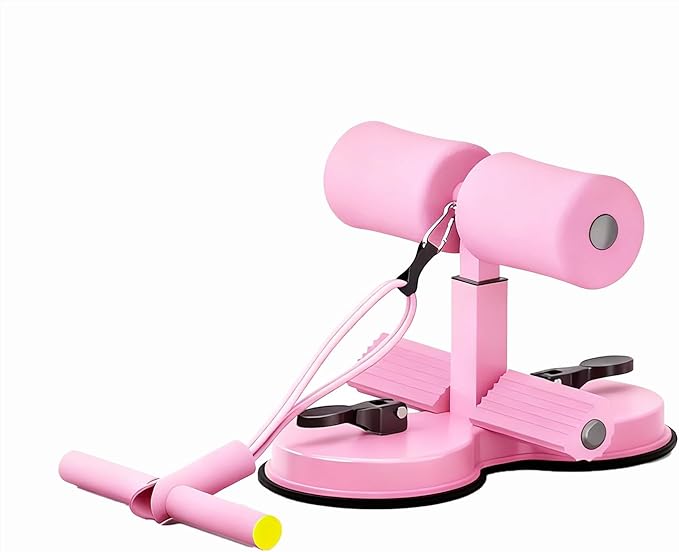 Sit Up Bar, Abs Master Assistant Device, for Home Fitness Equipment, Portable Adjustable Sit Up Floor Holder, for Ab Workouts,Sit-Ups & Core Exercises,Home Office Gym.