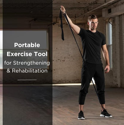 THERABAND CLX Resistance Band with Loops, Fitness Band for Home Exercise and Full Body Workouts, Portable Gym Equipment