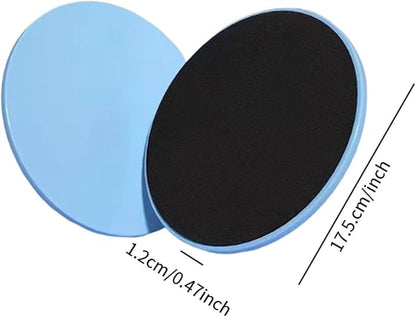2Pcs Core Sliders Double Sided Gliding Discs Portable Full Body Workout Equipment for Gym Pilates Training Abdominal