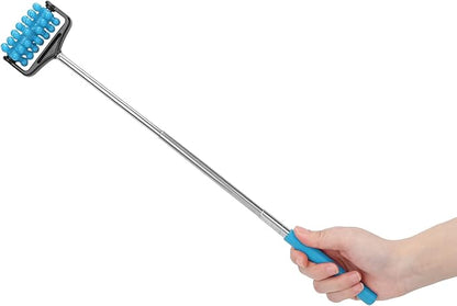 Back Scratchers, Back Massage Roller Massager, Telescopic Roller Massager, Roller Massager Massage ToolsMassage Tools Equipment(Sky Blue)