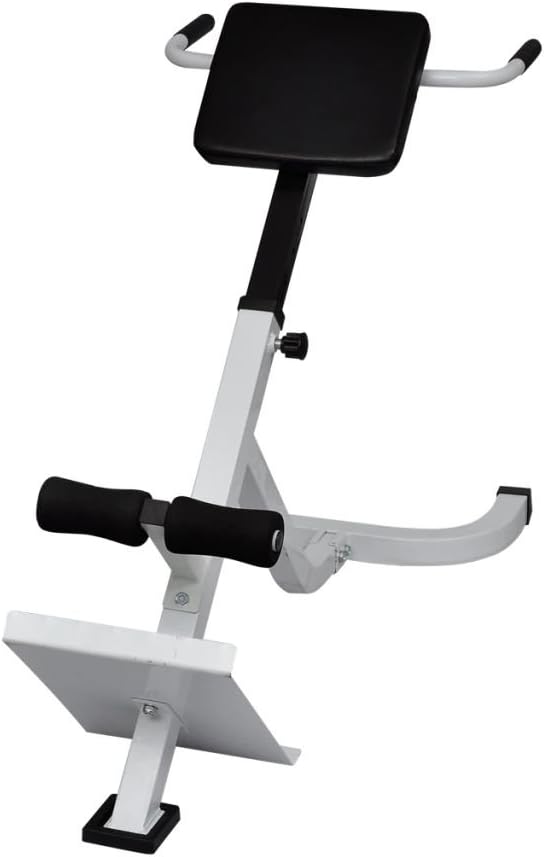 Health & Fitness Hyperextension Roman Chair with Adjustable Height and Back, Glute, Hamstring, and Ab Workouts Foldable Sit Up Gym Bench for Home,Back Extension Bench