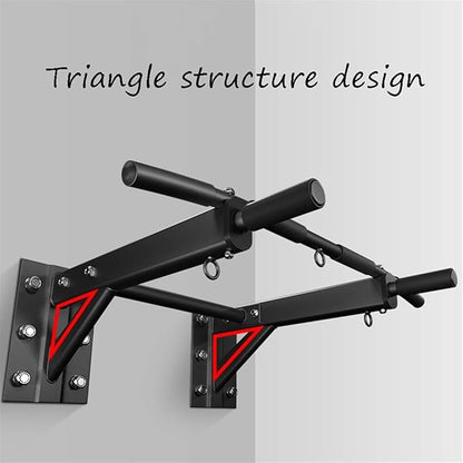Wall-Mounted Pull-Up Bar, Home Fitness Resistance Band Fitness Equipment, Gym Strength Fitness Equipment, Load-Bearing 300Kg,Style2