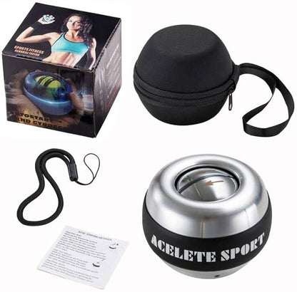 Gyro Ball Wrist Exerciser Gyroscope Ball Forearm Strengthener for Stronger Wrist Bones and Muscle