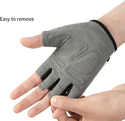 INOGIH Lightweight and Breathable Fingerless-Gym-Gloves for Women - Exercise-Crossfit-Training Gloves for Workout