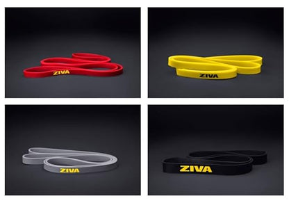 Ziva PRO Portable Resistance Band - Pull Up Assistance Exercise Bands for Home Fitness, Stretching, Strength Training, Physical Therapy – Heavy Resistance, 41" L, 33-55 lbs. Tension