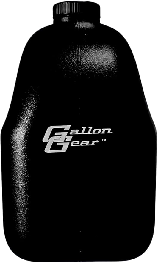 Gallon Gear 1 GALLON LARGE WATER BOTTLE SLEEVE COMBO | BPA FREE PLASTIC REUSABLE WATER JUG | HYDRATION WATER BOTTLE FOR MEN & WOMEN | GYM, SPORTS, TRAING & FITNESS