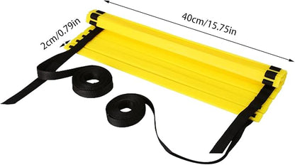 Training Ladder - Agility Training Ladder, Portable Speed Ladder | Multifunctional Training Ladder, Balance Training Tool, Workout Ladder Exercise Tool, Playing Field Equipment Speed Ladder for Kids