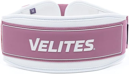 Velites - Weightlifting Lumbar Support Belt - Official of the Royal Spanish Weightlifting Federation - Extra-adherent Velcro - For Deadlifts, Squats, Snatches and Cleans