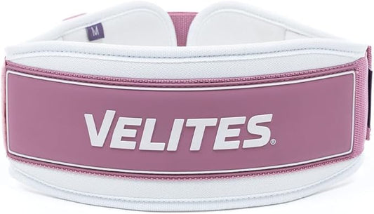 Velites - Weightlifting Lumbar Support Belt - Official of the Royal Spanish Weightlifting Federation - Extra-adherent Velcro - For Deadlifts, Squats, Snatches and Cleans