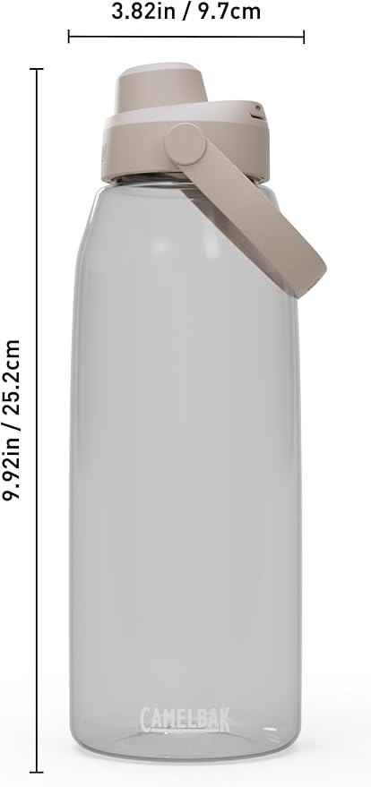 CamelBak Thrive Chug Tritan Renew Water Bottle Clear, 50oz