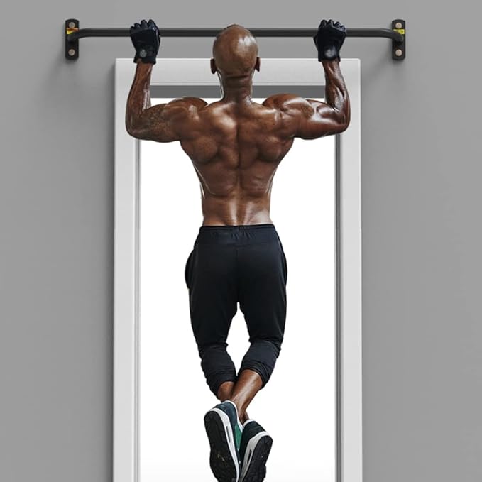 Pull Up Bar Wall Mounted - 32MM Steel Pipe Home Gym Fitness Equipment for Arm Strength Training - Suitable for Both Men and Women