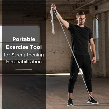 THERABAND CLX Resistance Band with Loops, Fitness Band for Home Exercise and Full Body Workouts, Portable Gym Equipment