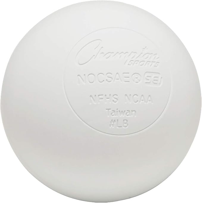 Champion Sports Lacrosse Balls & Rhino Skin Balls – Official Size, SEI Certified, Multiple Colors