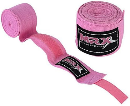 MRX BOXING & FITNESS Boxing Hand Wraps 100% Cotton Multi Colors Great for MMA Boxing Muay Thai Kick Boxing Training 118, 160, 180 Length