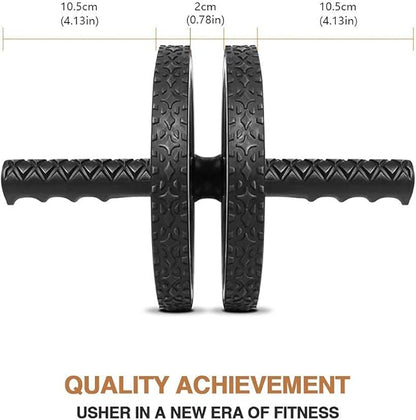 BLUERISE Ab Roller Wheel 2 Types Ab Roller No Noise Ab Wheel Easy to Assemble Home Workout Equipment Portable Abs Workout Equipment for Home
