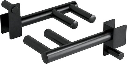Yes4All Power Rack J-Hooks & Attachments – Heavy Duty Barbell Holders Compatible with 2x2 & 3x3 Power Racks for Home Gym