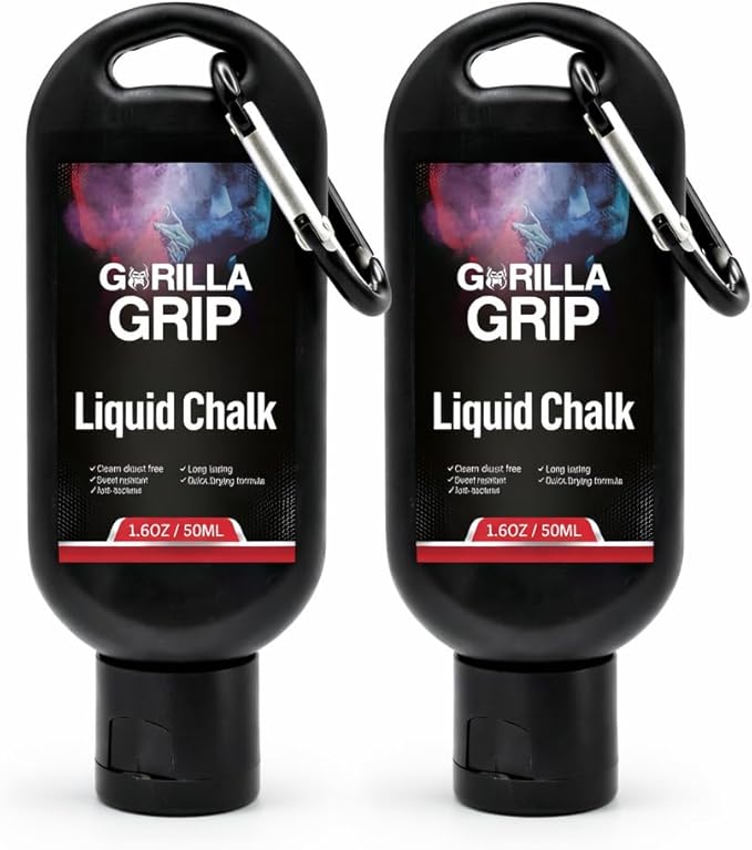 Liquid Chalk for Gym & Sports-Extra Strong Grip Lifting Chalk for Fast Drying,Weightlifting,Rock Climbing & Pole Fitness