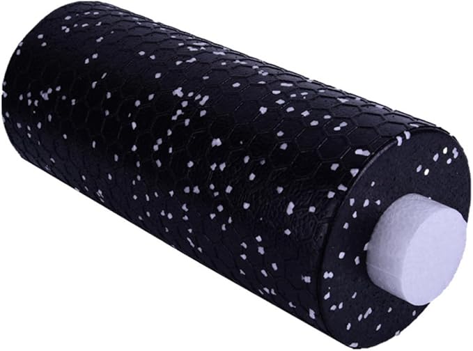 HEMOTON Firm Yoga Column Foam Roller Set, 2pcs Eva Massage Stick for Muscle Relaxation, Portable Fitness Roller for Physical Therapy and Exercise in Sports Outdoors