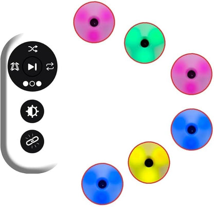 McbeAn Reaction Training Light, Agile Reaction Speed Training Equipment, 4 Modes Remote Control and 4 Light Color, Close Range Induction Off Lamp, for Physiotherapy, Physical, Hand-Eye Coordination