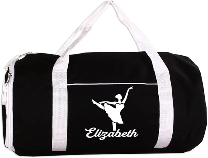Personalized Sport/Gym Roll Duffel Bag - Dance