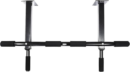 Heavy Duty Wall-mounted Pull up Bar for Home Gym, Adjustable Steel Horizontal Fitness Bar for Chin Ups and Upper Body Workout Equipment