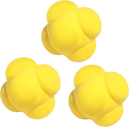 GSE Games & Sports Expert Sports Reaction Balls, Reactivity Ball for Field Training, Agility Trainer for Baseball, Rubber Bounce Balls for Hand-Eye Coordination & Speed Reflex Training