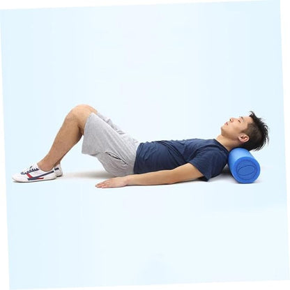 Happyyami 1pcs Roller Solid Column Massage Tool for Fitness Balance High Elasticity Design for Yoga and Muscle Recovery Blue
