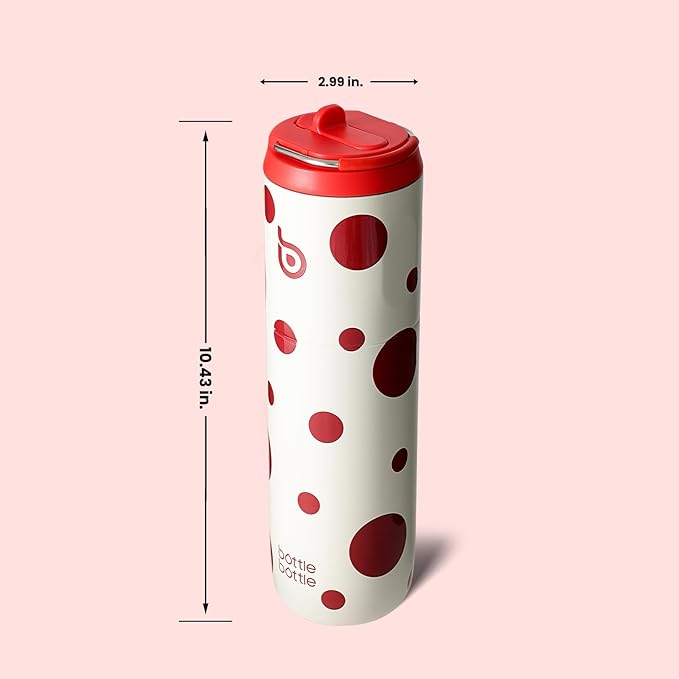 BOTTLE BOTTLE Insulated Water Bottle 24oz with Straw Lid and Handle for Sports Travel Gym Stainless Steel Water Bottles Double-Wall Vacuum Metal Leak Proof BPA-Free