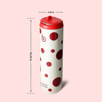 BOTTLE BOTTLE Insulated Water Bottle 24oz with Straw Lid and Handle for Sports Travel Gym Stainless Steel Water Bottles Double-Wall Vacuum Metal Leak Proof BPA-Free