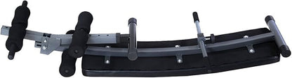 Costway Adjustable Arc-Shaped Decline Sit up Bench Crunch Board Exercise Fitness Workout