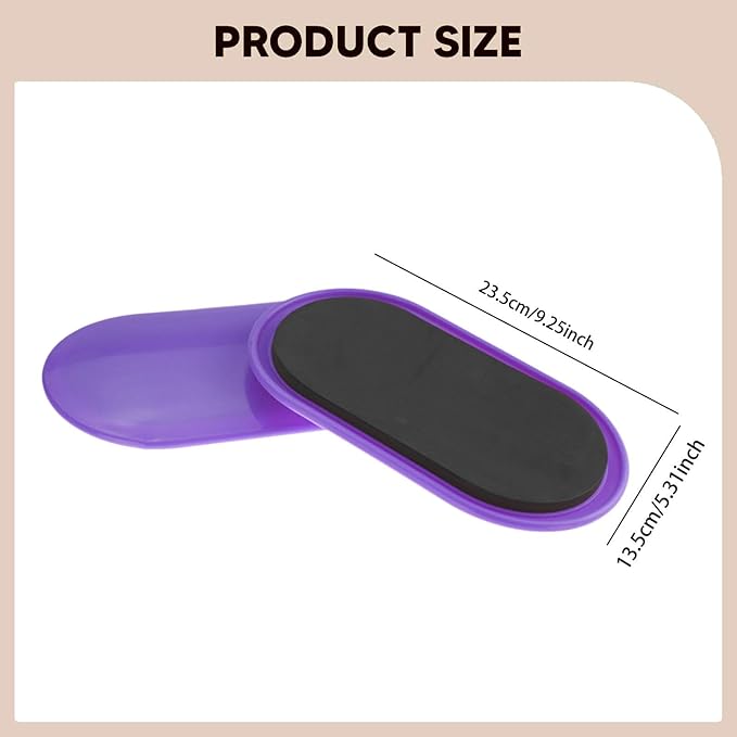 2X Exercise Core Gliding Pads, Abdominal Muscle Training, Full Body Workout, Abdominal Muscle Pads, Gliding Discs for Pilates at Home