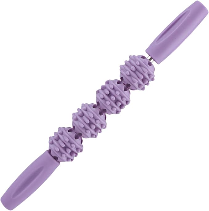 Handheld Muscle Roller Stick Tension Release Sports Tool for Reducing Soreness and Tightness in Back Arm Shoulders Legs