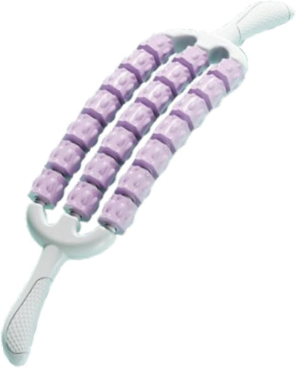 Handheld Massage Roller Stick Yoga Muscle Relaxation Roller Massage Hammer Fitness Manual Massage Tool for Gym Boys Girls