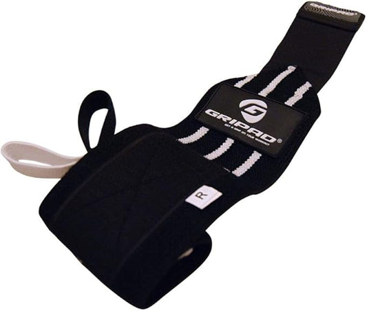 Gripad 12" x 3" Weight Lifting Support Wrist Wraps, Strong Wrist Wraps, 2 Thumb Loops – Great for Weightlifting, Powerlifting, Bodybuilding, Strength & Cross-Training.
