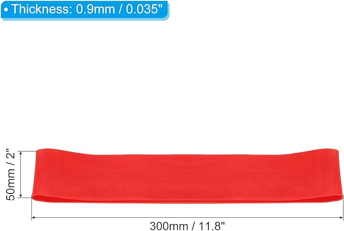 PATIKIL Resistance Bands, TPE Elastic Workout Bands Exercise Loop for Working Out Gym Strength Training Yoga Pilates