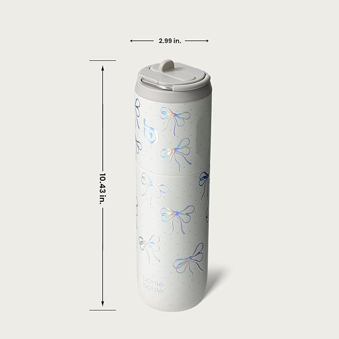 BOTTLE BOTTLE Insulated Water Bottle 24oz with Straw Lid and Handle for Sports Travel Gym Stainless Steel Water Bottles Double-Wall Vacuum Metal Leak Proof BPA-Free