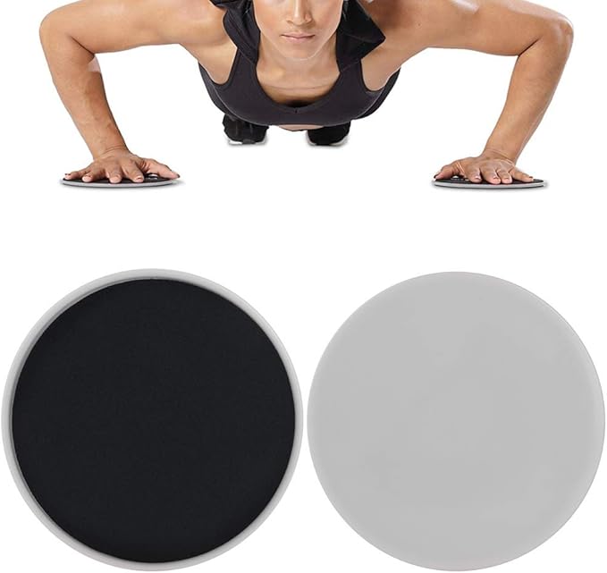 Core Slider, Gliding Discs, 2PCS Exercise Sliders, Full Body Workout for Home Gym, Yoga, Balance Training, Compact and Lightweight Exercise